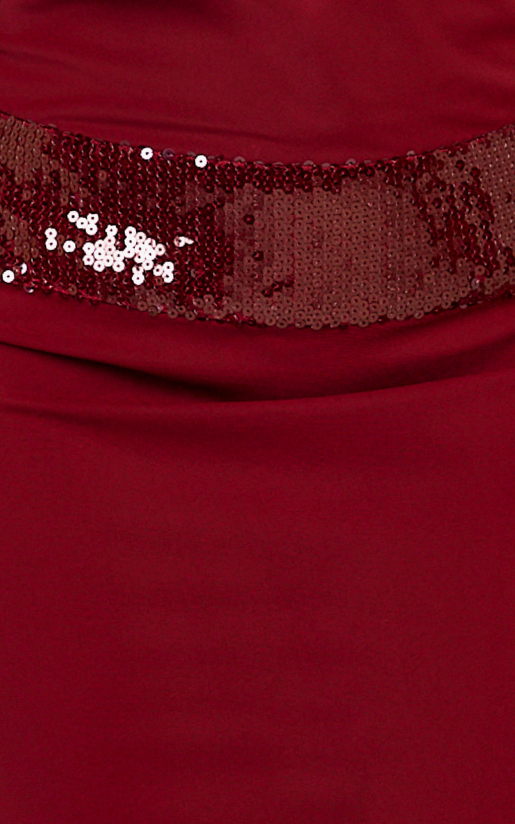 Evianne Maxi Dress - Backless Sequin Drop Waist Halter Dress in Wine