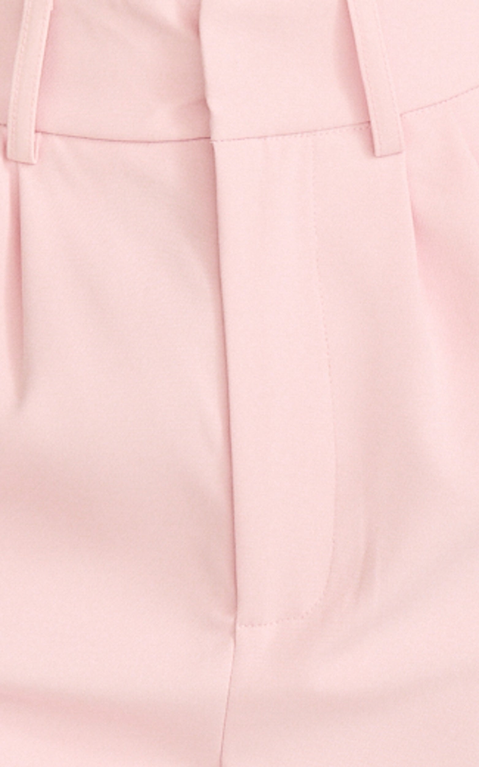 Melissa Pants - Pleat Front Wide Leg Tailored Pants in Pink
