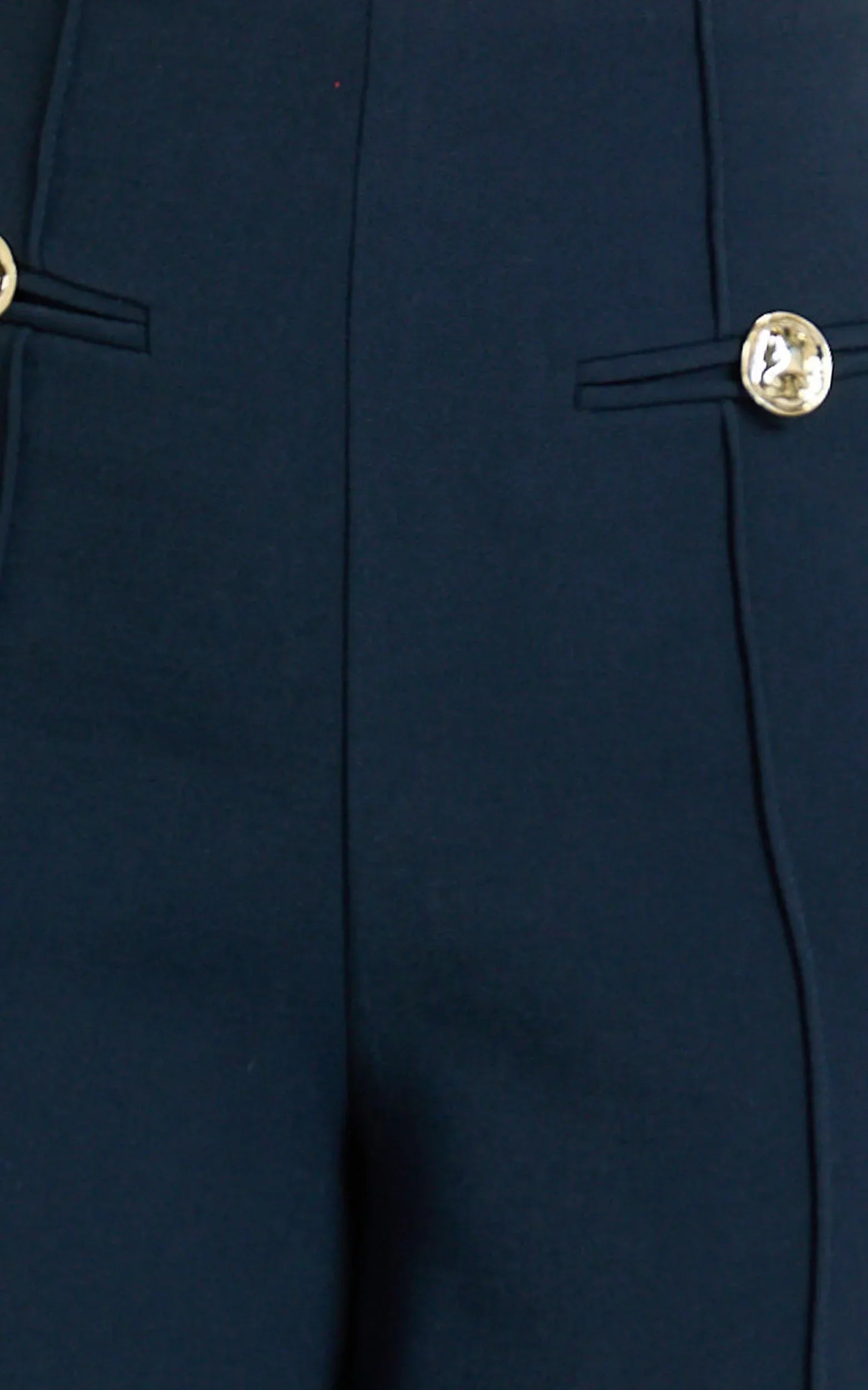 Clara Pants - High Waisted Wide Leg Pants in Navy