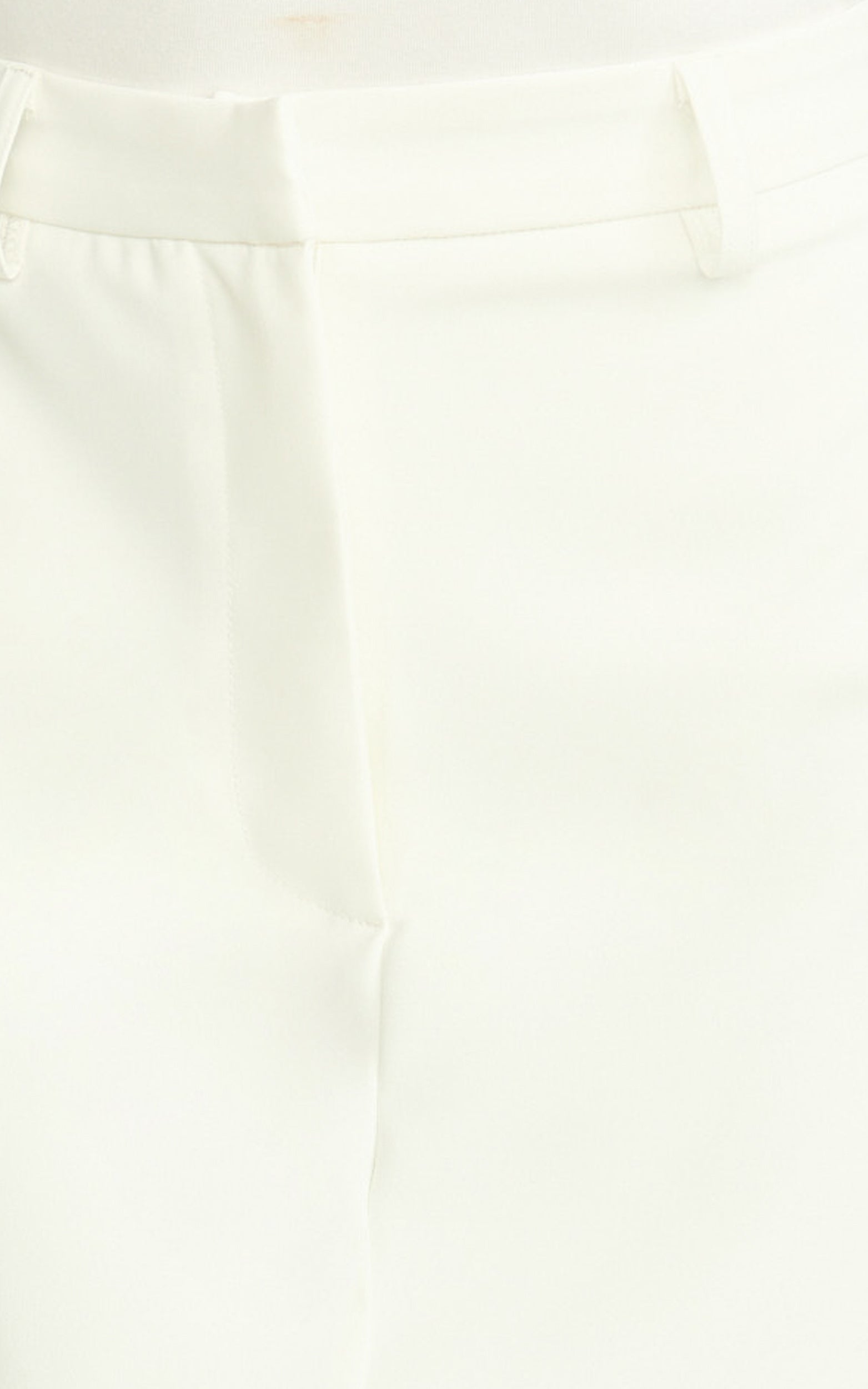 Alanna Midi Skirt - High Waisted Back Split Pencil Skirt in White