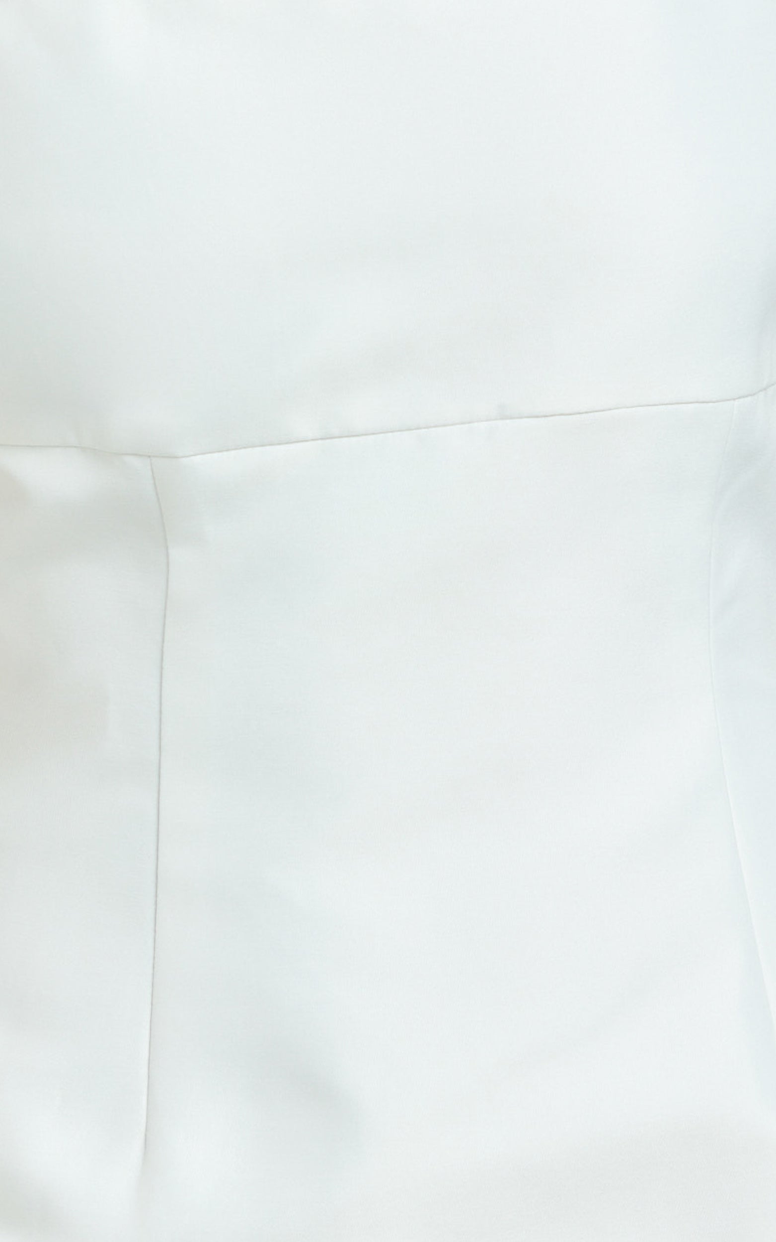 Alegra Mini Dress - Square Neck Fit And Flare Dress in Ivory