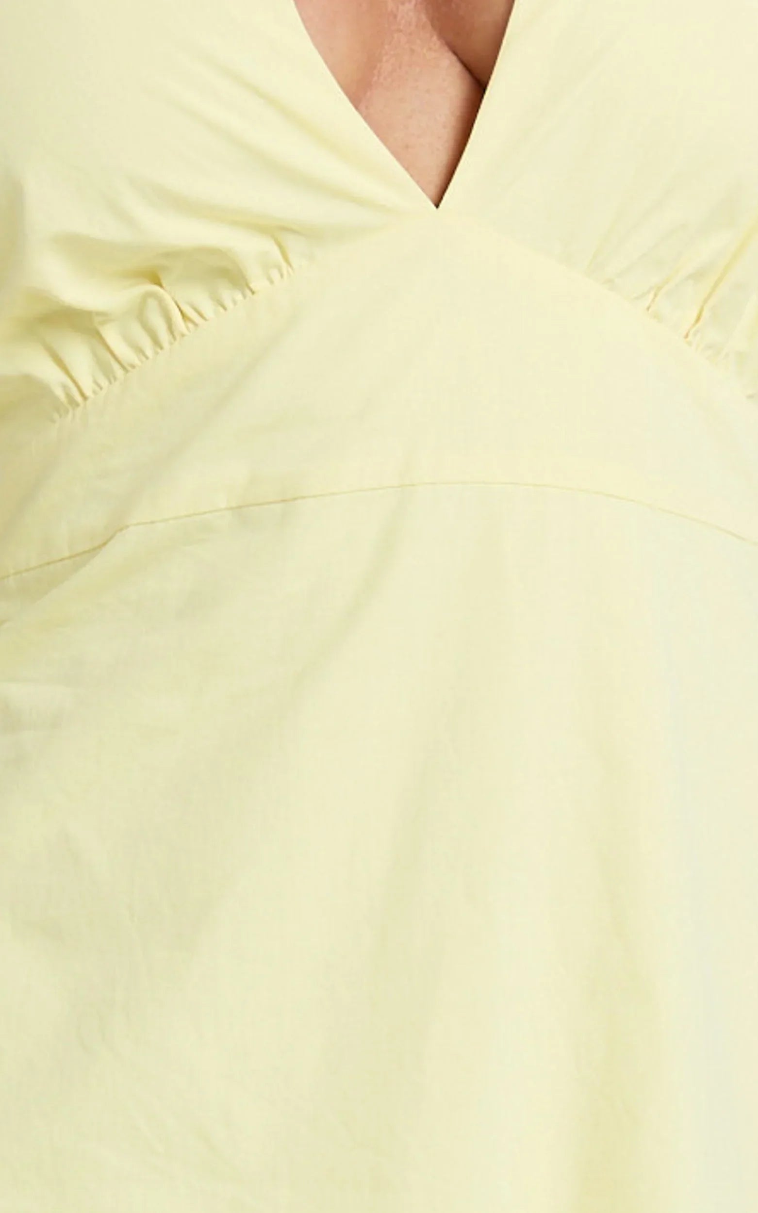 Connor Maxi Dress - Halter Neck Tie Back Dress in Lemon