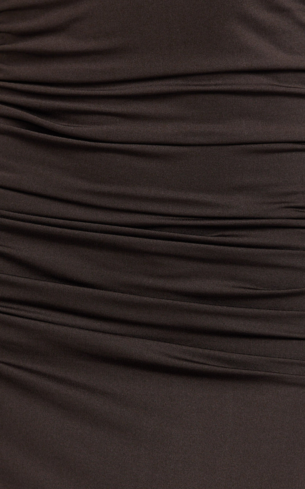 Daniella Maxi Dress - Halter Tie Ruched Maxi Dress in Chocolate