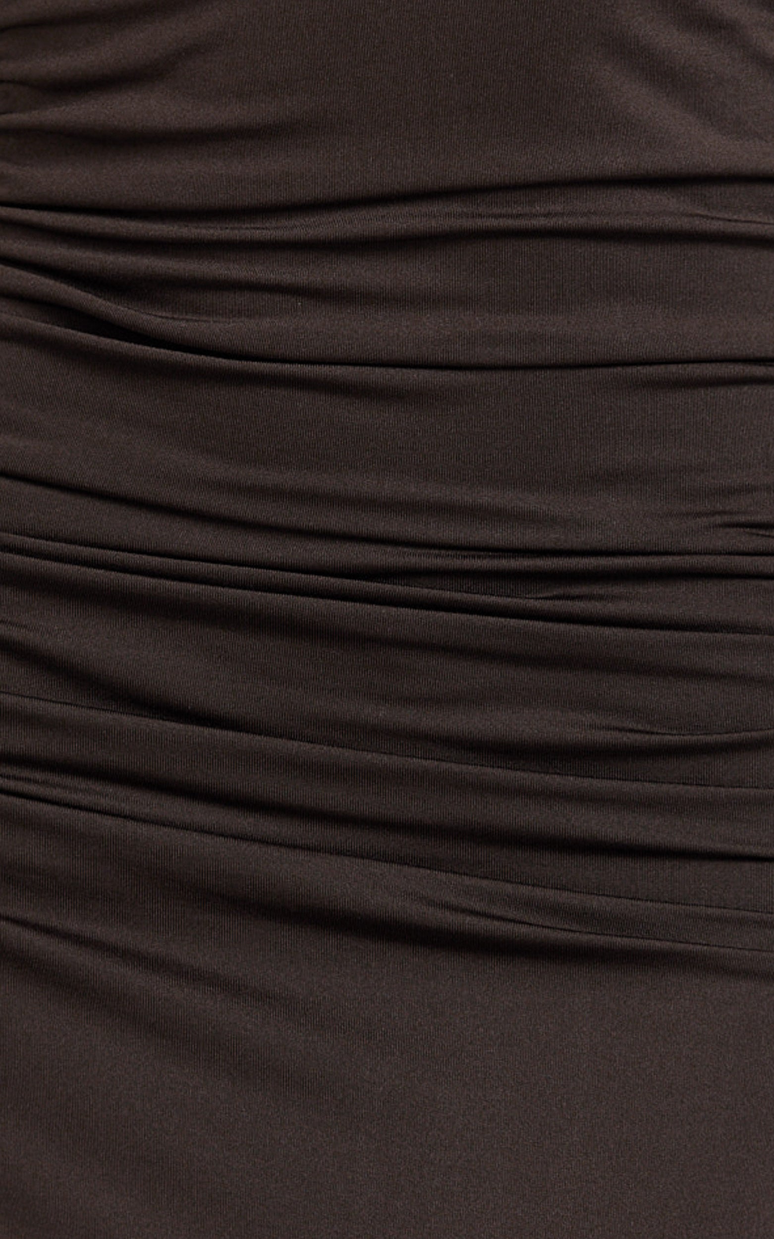 Daniella Maxi Dress - Halter Tie Ruched Maxi Dress in Chocolate