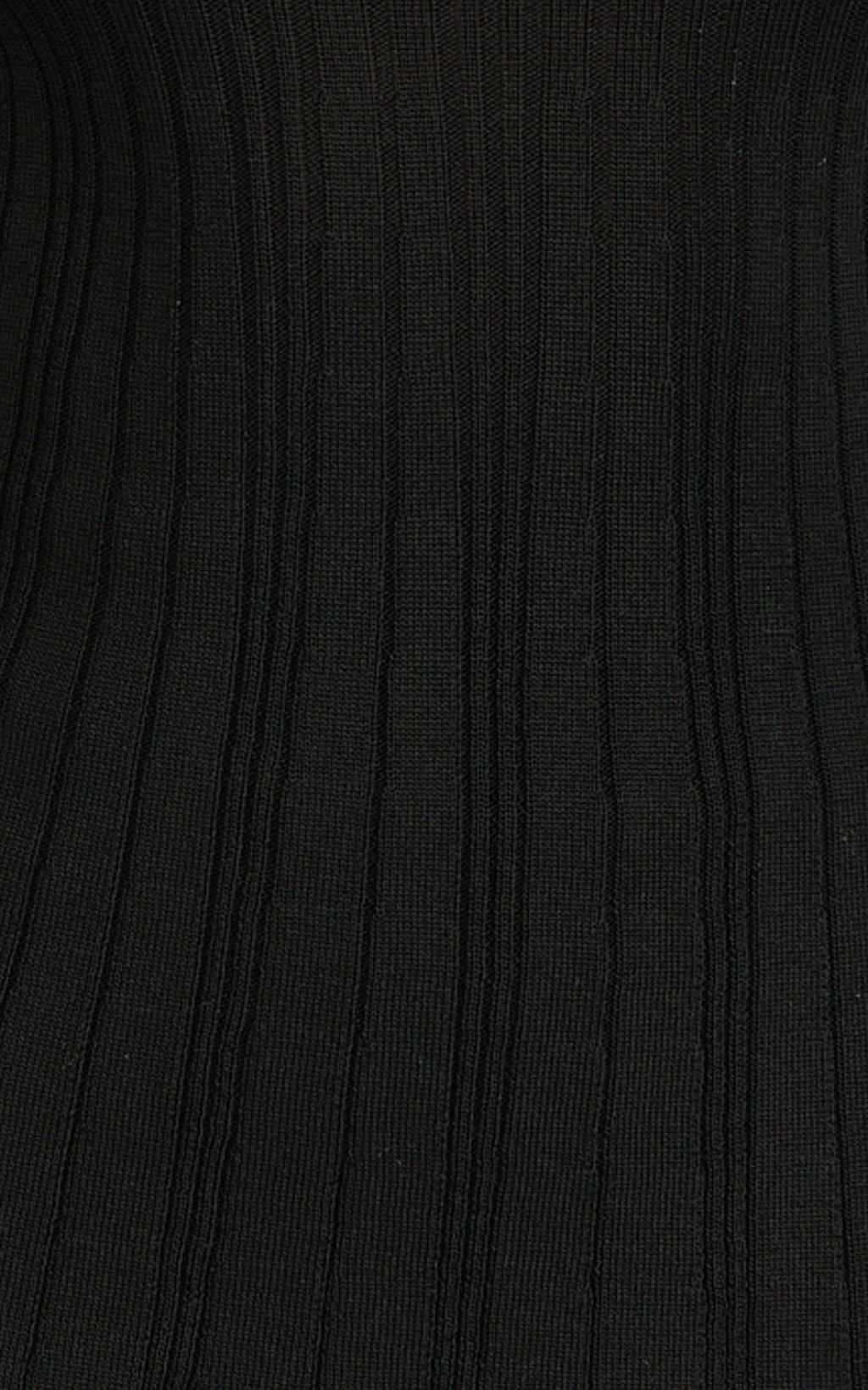 Elodie Two Piece Set - Rib Knit Top and Pant Set in Black