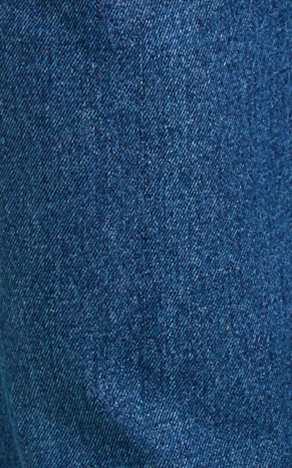Enya Jeans - High Waist Wide Leg Pleated Denim Jeans in Dark Mid Blue