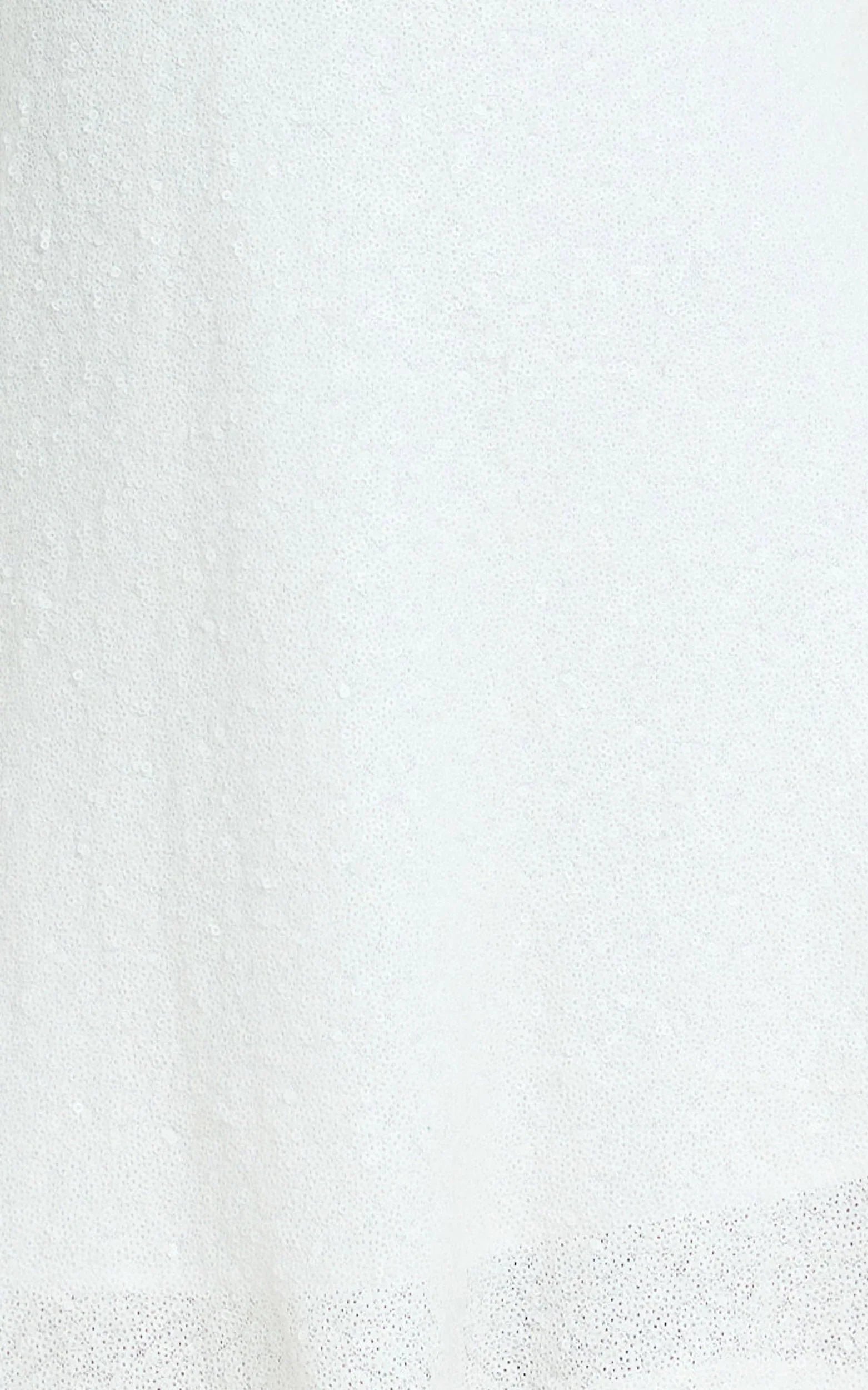 Rowella Mini Dress - Faux Feather Bell Sleeve Dress in White