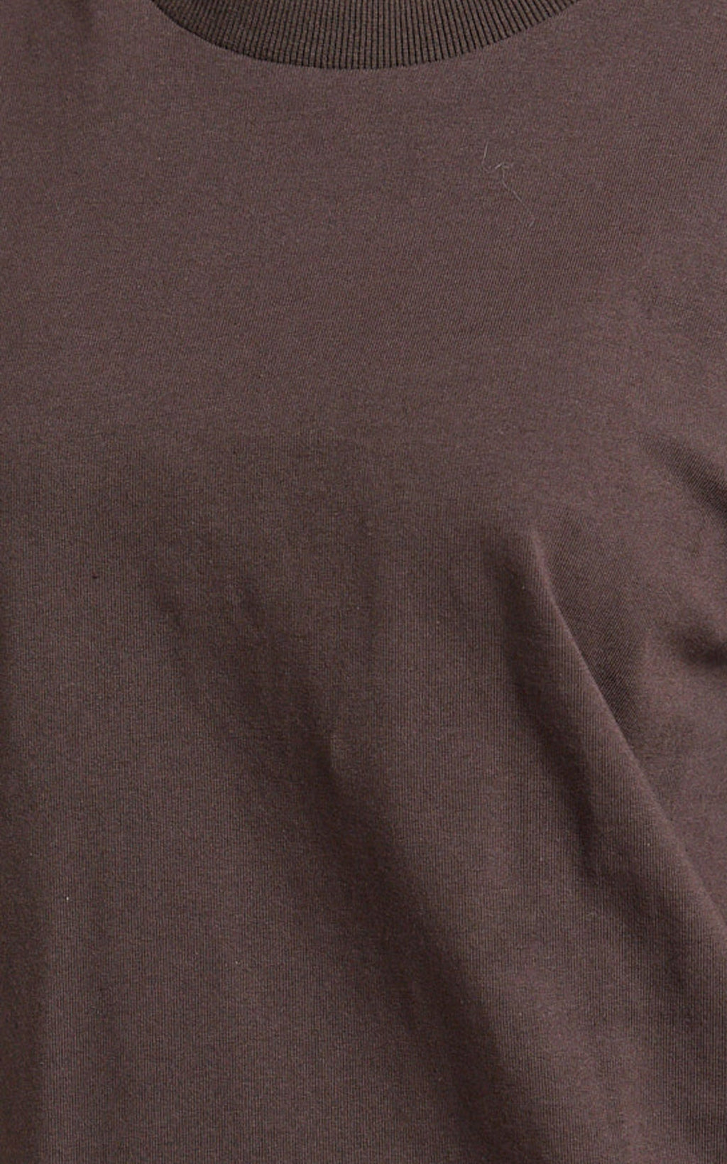 Prizza Top - Longline Boyfriend Tee Top in Chocolate