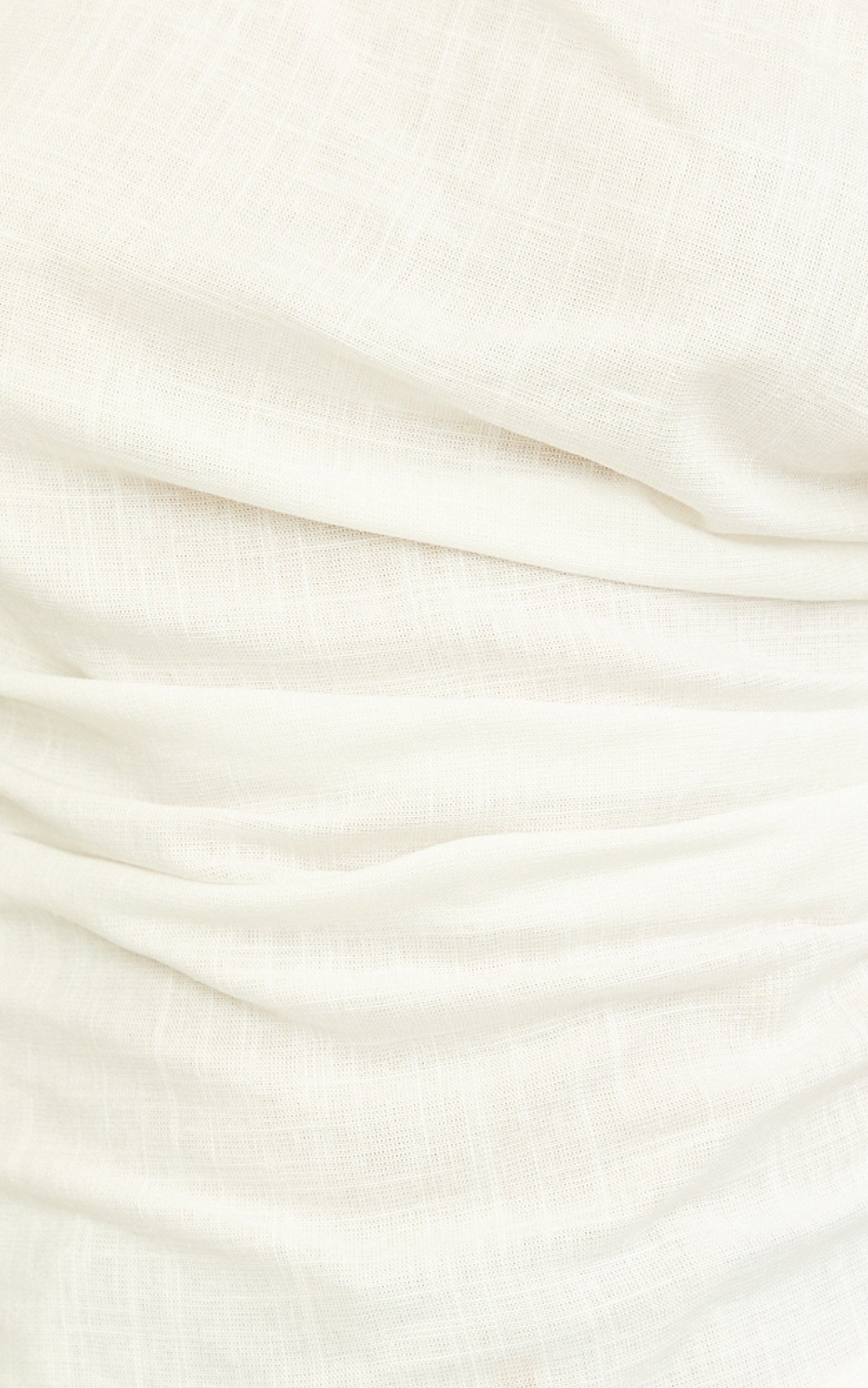 Robilyn Top - Off Shoulder Linen Look Top in White
